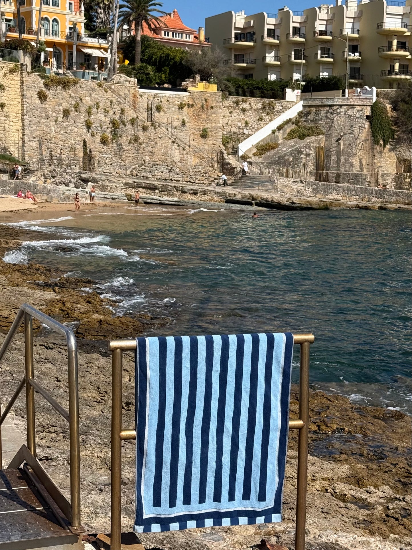 Stripe Towel - Blue