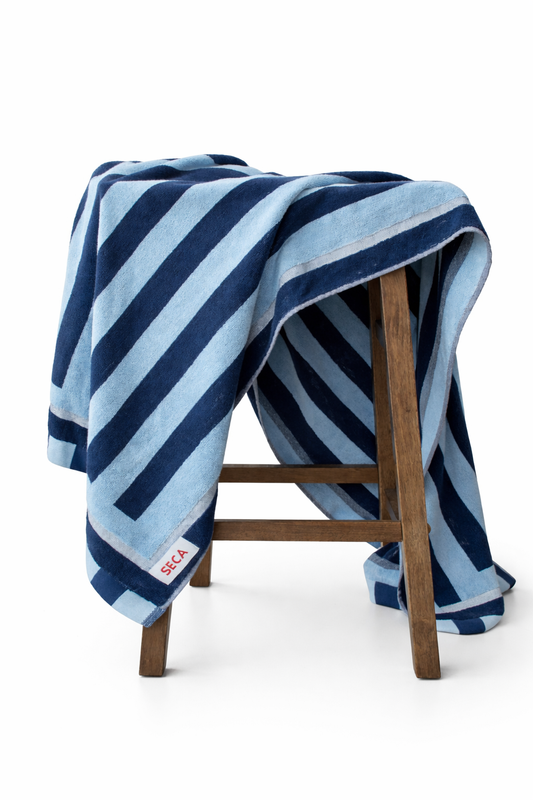 Stripe Towel - Blue