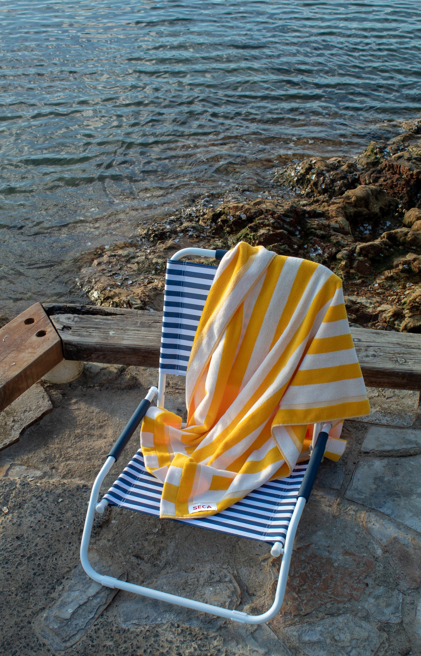 Stripe Towel - Yellow