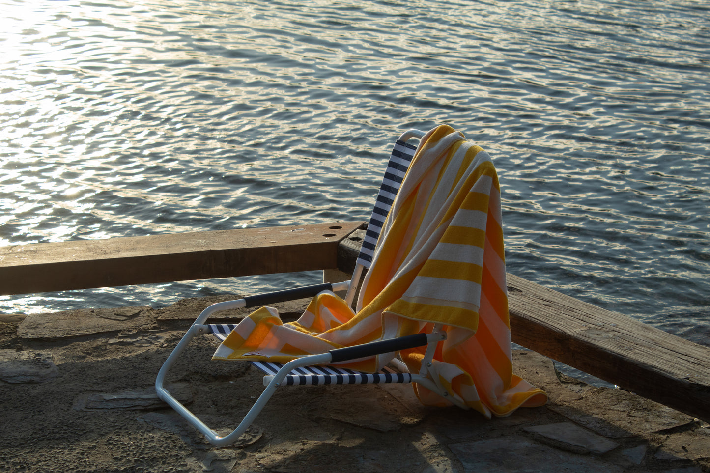 Stripe Towel - Yellow