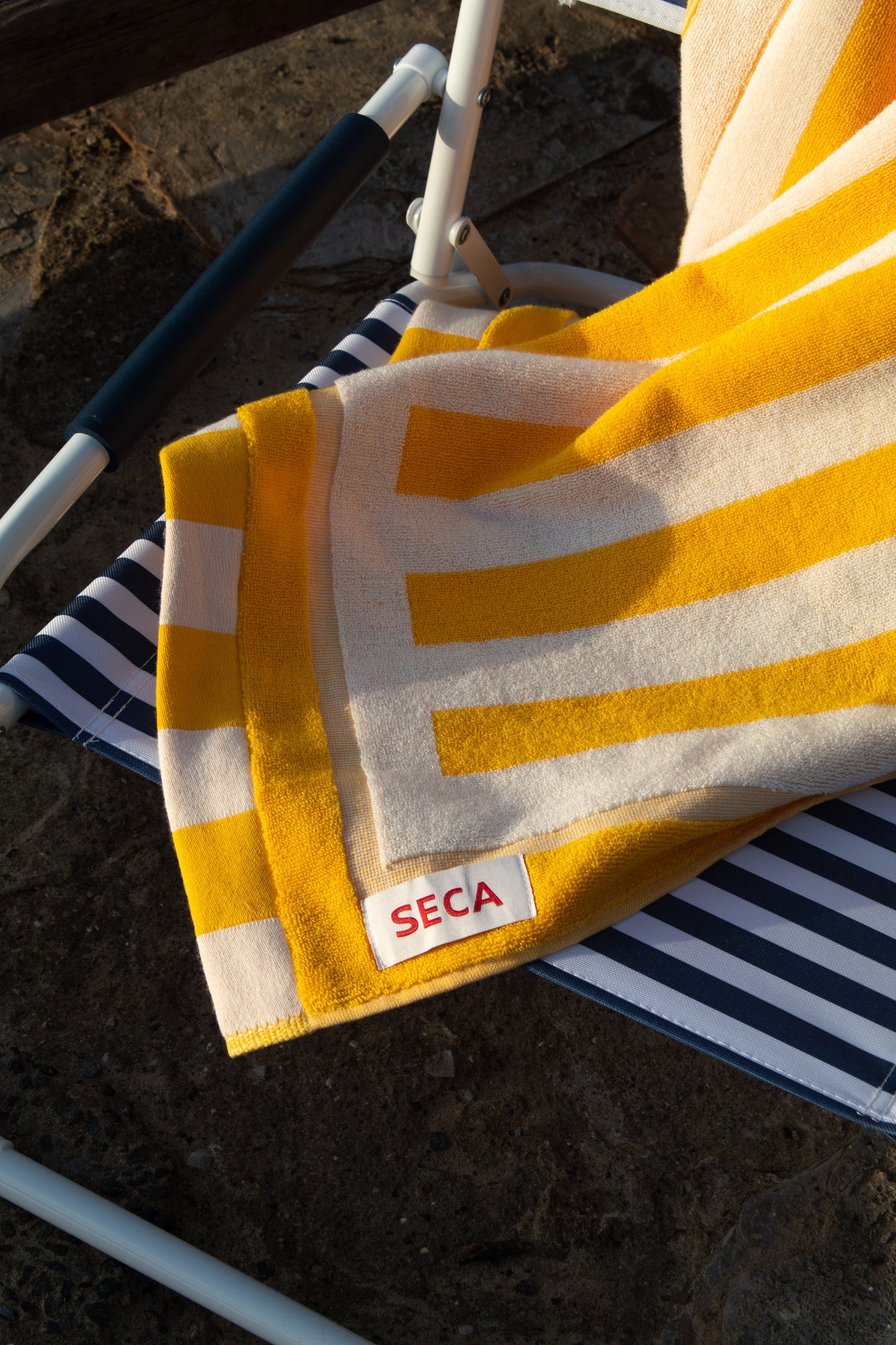 Stripe Towel - Yellow