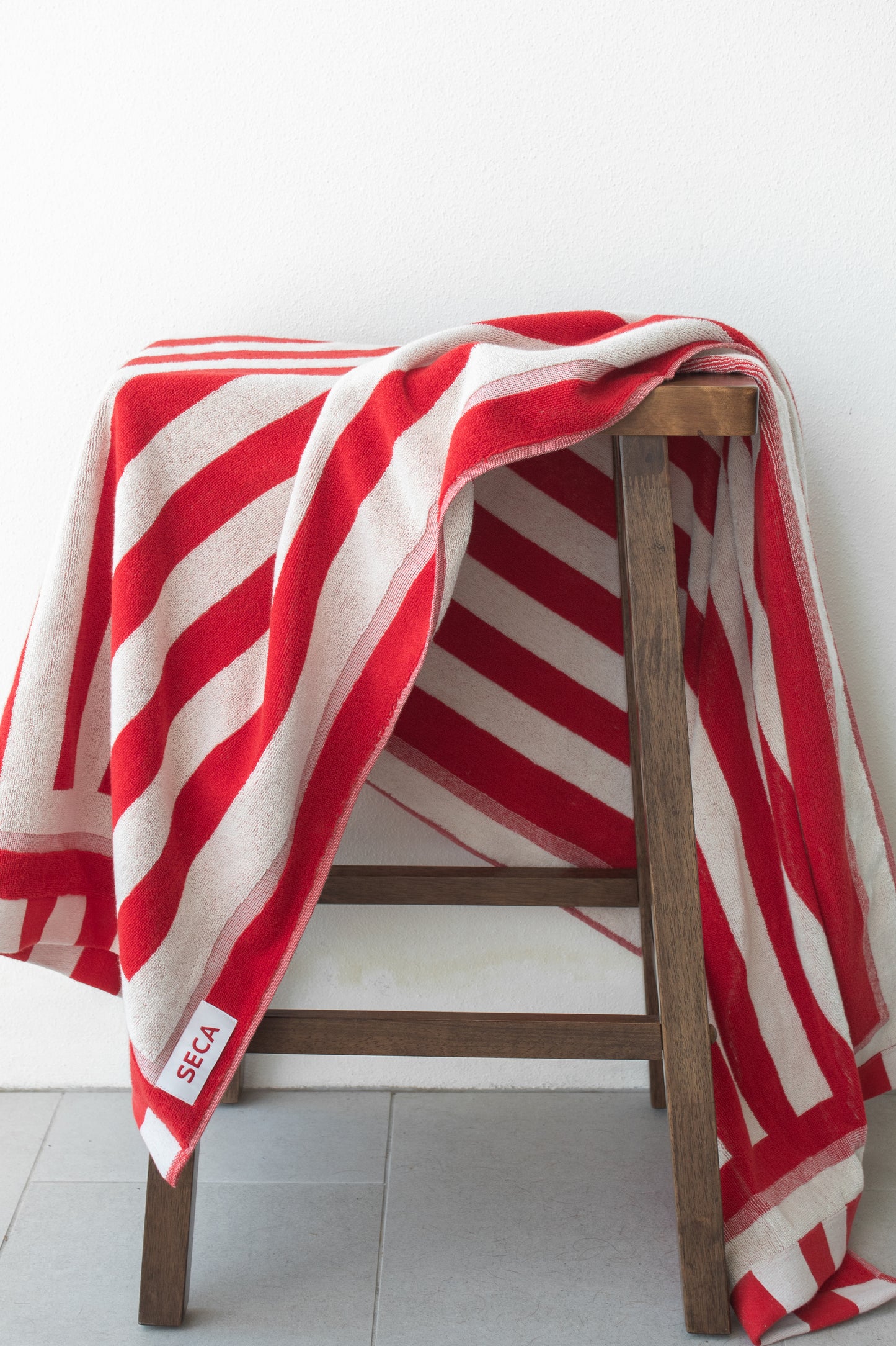 Stripe Towel - Red