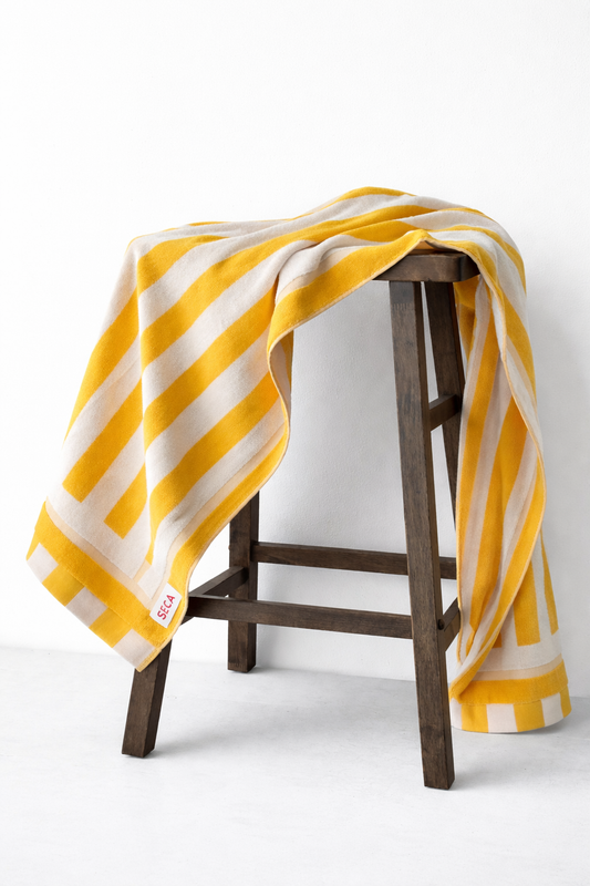 Stripe Towel - Yellow